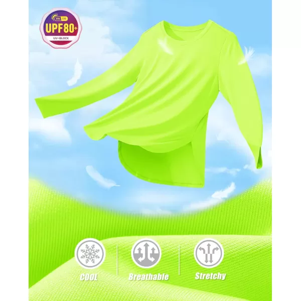 MAGCOMSEN Women's UPF 80+ UV T Shirts Long Sleeve Workout Tops Quick Dry Athletic Tees Gym Hiking Sun Shirt