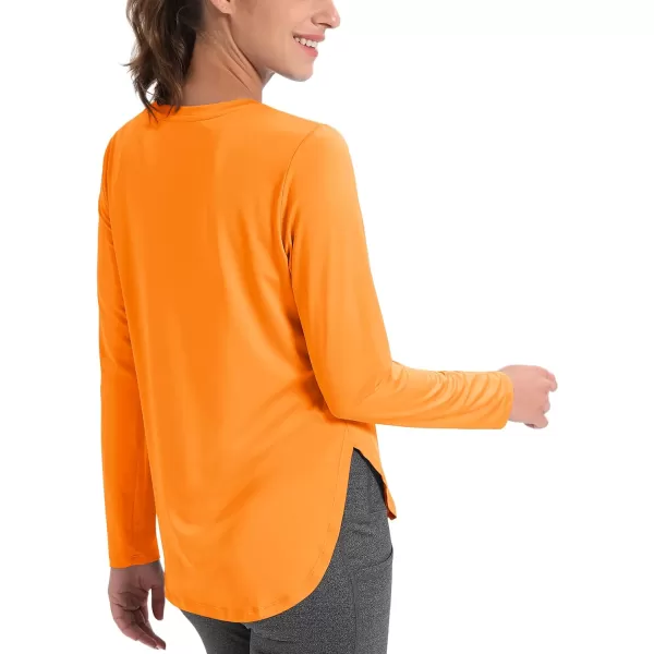 MAGCOMSEN Women's UPF 80+ UV T Shirts Long Sleeve Workout Tops Quick Dry Athletic Tees Gym Hiking Sun Shirt