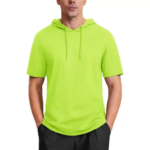 MAGCOMSEN Men's Short Sleeve Hoodie Cotton Hooded T Shirts Lightweight Sweatshirt Hoodies Pullover