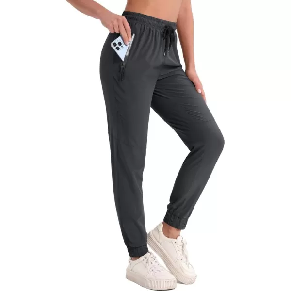 MAGCOMSEN Women's Hiking Joggers Pants Lightweight Quick Dry Gym Workout Running Pants with Pockets Outdoor Sweatpants