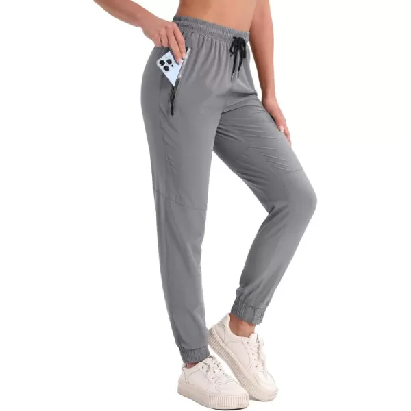 MAGCOMSEN Women's Hiking Joggers Pants Lightweight Quick Dry Gym Workout Running Pants with Pockets Outdoor Sweatpants