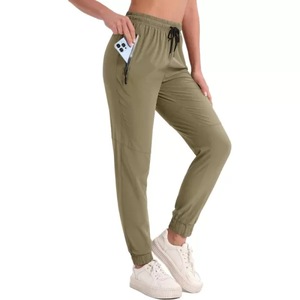 MAGCOMSEN Women's Hiking Joggers Pants Lightweight Quick Dry Gym Workout Running Pants with Pockets Outdoor Sweatpants