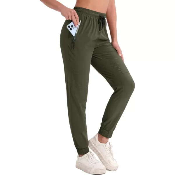 MAGCOMSEN Women's Hiking Joggers Pants Lightweight Quick Dry Gym Workout Running Pants with Pockets Outdoor Sweatpants