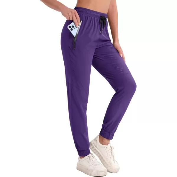 MAGCOMSEN Women's Hiking Joggers Pants Lightweight Quick Dry Gym Workout Running Pants with Pockets Outdoor Sweatpants