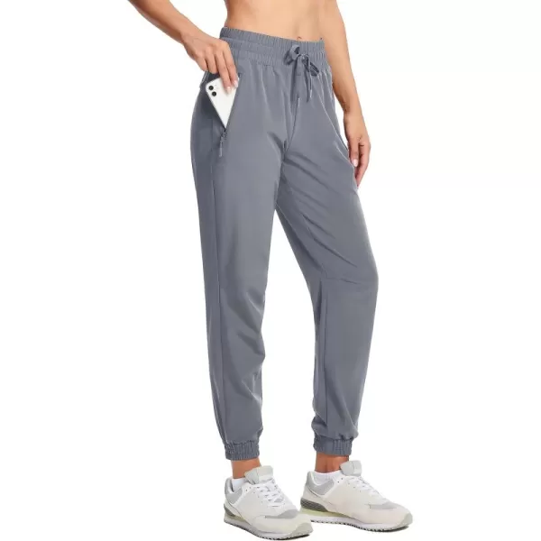 MAGCOMSEN Women's Joggers Lightweight Quick Dry Hiking Pants Water Resistant Running Athletic Workout Sweatpants Pockets