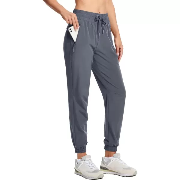 MAGCOMSEN Women's Joggers Lightweight Quick Dry Hiking Pants Water Resistant Running Athletic Workout Sweatpants Pockets