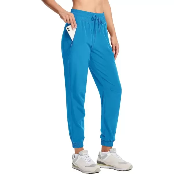 MAGCOMSEN Women's Joggers Lightweight Quick Dry Hiking Pants Water Resistant Running Athletic Workout Sweatpants Pockets