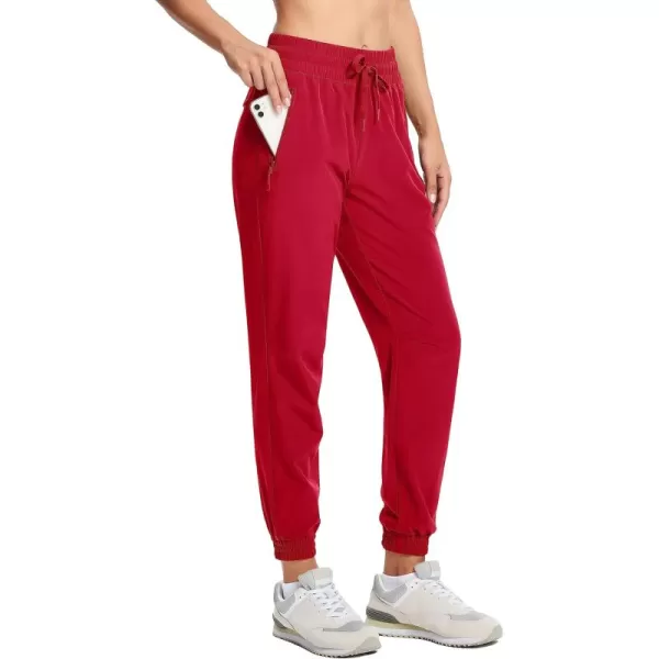 MAGCOMSEN Women's Joggers Lightweight Quick Dry Hiking Pants Water Resistant Running Athletic Workout Sweatpants Pockets
