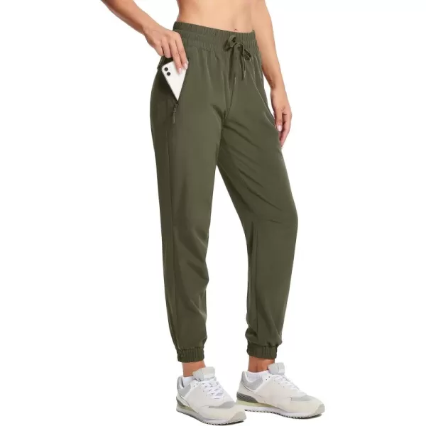 MAGCOMSEN Women's Joggers Lightweight Quick Dry Hiking Pants Water Resistant Running Athletic Workout Sweatpants Pockets