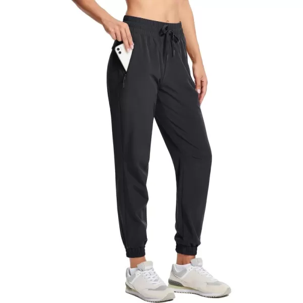 MAGCOMSEN Women's Joggers Lightweight Quick Dry Hiking Pants Water Resistant Running Athletic Workout Sweatpants Pockets