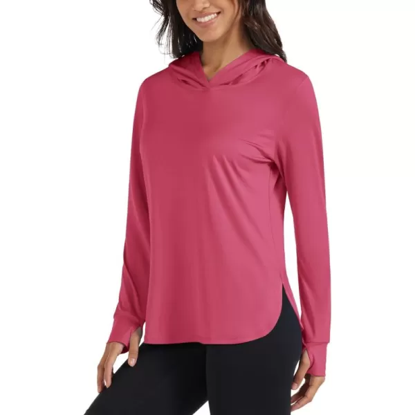 MAGCOMSEN Women's UPF 80+ Quick Dry Sun Protection Hoodie Lightweight SPF Long Sleeve Rashguard with Thumb Hole
