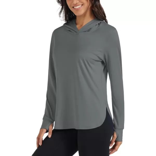 MAGCOMSEN Women's UPF 80+ Quick Dry Sun Protection Hoodie Lightweight SPF Long Sleeve Rashguard with Thumb Hole