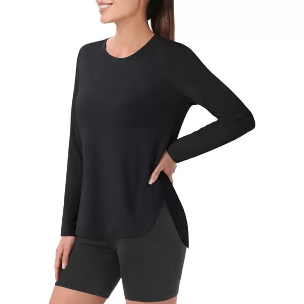 MAGCOMSEN Women's UPF 80+ UV T Shirts Long Sleeve Workout Tops Quick Dry Athletic Tees Gym Hiking Sun Shirt