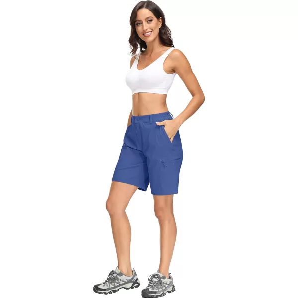 MAGCOMSEN Hiking Shorts for Women Quick Dry Cargo Shorts Lightweight Pockets Outdoor Summer Casual Active Golf Shorts