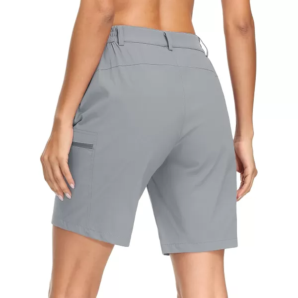 MAGCOMSEN Hiking Shorts for Women Quick Dry Cargo Shorts Lightweight Pockets Outdoor Summer Casual Active Golf Shorts