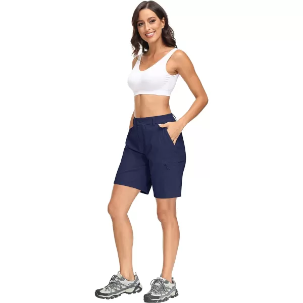 MAGCOMSEN Hiking Shorts for Women Quick Dry Cargo Shorts Lightweight Pockets Outdoor Summer Casual Active Golf Shorts