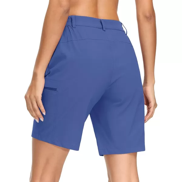MAGCOMSEN Hiking Shorts for Women Quick Dry Cargo Shorts Lightweight Pockets Outdoor Summer Casual Active Golf Shorts