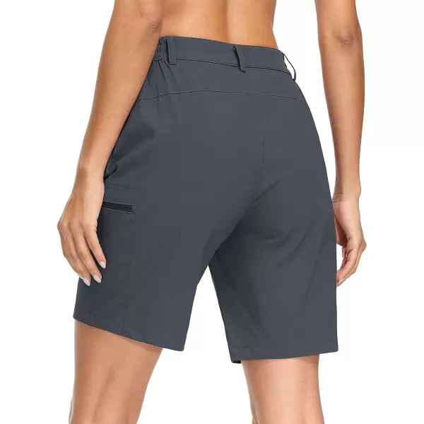 MAGCOMSEN Hiking Shorts for Women Quick Dry Cargo Shorts Lightweight Pockets Outdoor Summer Casual Active Golf Shorts