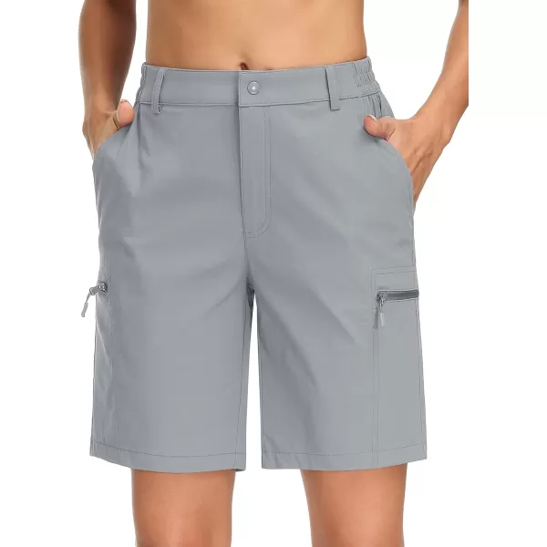 MAGCOMSEN Hiking Shorts for Women Quick Dry Cargo Shorts Lightweight Pockets Outdoor Summer Casual Active Golf Shorts