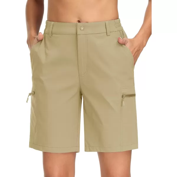 MAGCOMSEN Hiking Shorts for Women Quick Dry Cargo Shorts Lightweight Pockets Outdoor Summer Casual Active Golf Shorts