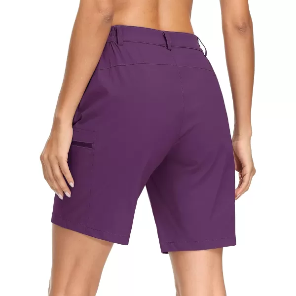 MAGCOMSEN Hiking Shorts for Women Quick Dry Cargo Shorts Lightweight Pockets Outdoor Summer Casual Active Golf Shorts