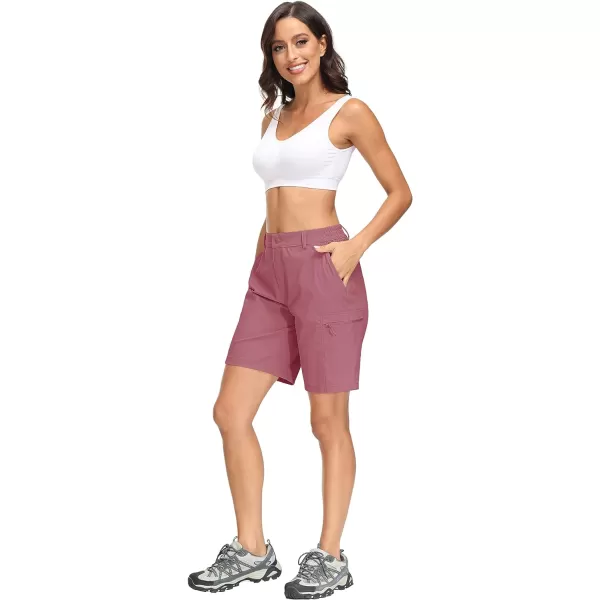 MAGCOMSEN Hiking Shorts for Women Quick Dry Cargo Shorts Lightweight Pockets Outdoor Summer Casual Active Golf Shorts