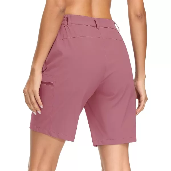 MAGCOMSEN Hiking Shorts for Women Quick Dry Cargo Shorts Lightweight Pockets Outdoor Summer Casual Active Golf Shorts