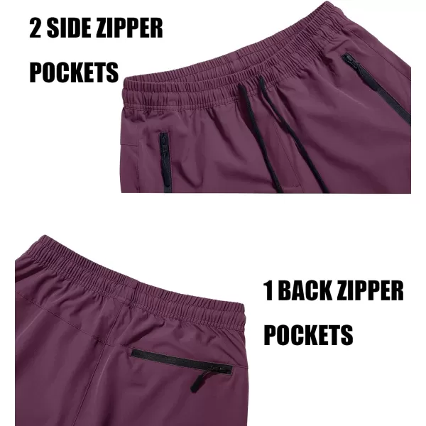 MAGCOMSEN Mens Hiking Pants Quick Dry Lightweight Joggers Athletic Outdoor Pants with 3 Zipper Pockets