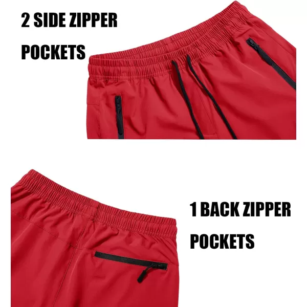 MAGCOMSEN Mens Hiking Pants Quick Dry Lightweight Joggers Athletic Outdoor Pants with 3 Zipper Pockets