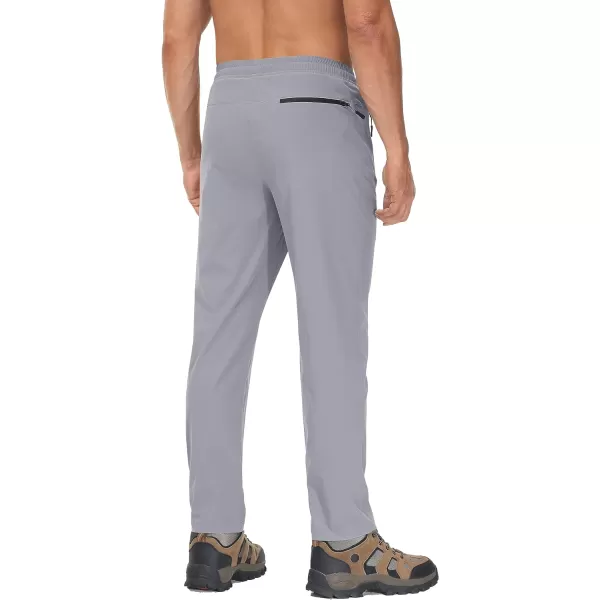 MAGCOMSEN Mens Hiking Pants Quick Dry Lightweight Joggers Athletic Outdoor Pants with 3 Zipper Pockets
