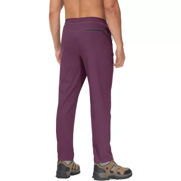 MAGCOMSEN Mens Hiking Pants Quick Dry Lightweight Joggers Athletic Outdoor Pants with 3 Zipper Pockets