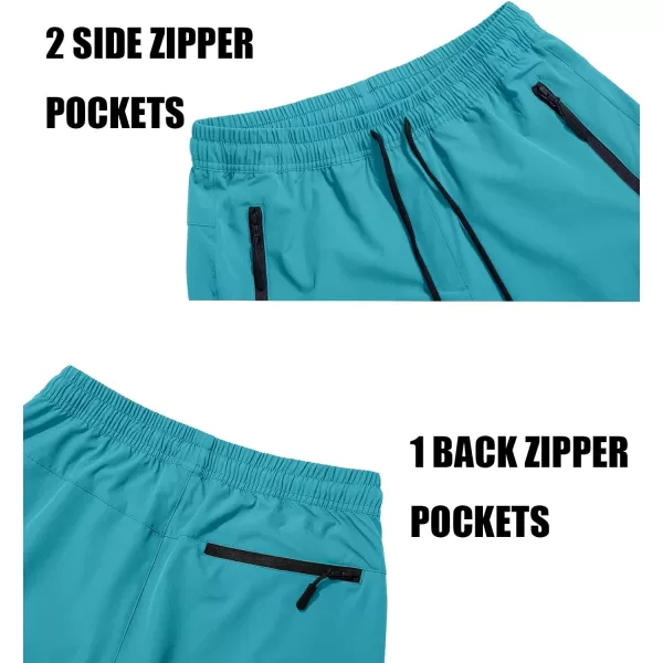 MAGCOMSEN Mens Hiking Pants Quick Dry Lightweight Joggers Athletic Outdoor Pants with 3 Zipper Pockets