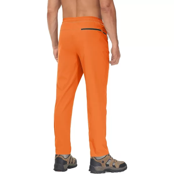MAGCOMSEN Mens Hiking Pants Quick Dry Lightweight Joggers Athletic Outdoor Pants with 3 Zipper Pockets