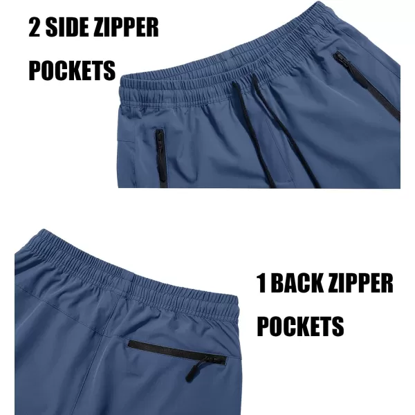 MAGCOMSEN Mens Hiking Pants Quick Dry Lightweight Joggers Athletic Outdoor Pants with 3 Zipper Pockets