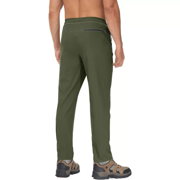 MAGCOMSEN Mens Hiking Pants Quick Dry Lightweight Joggers Athletic Outdoor Pants with 3 Zipper Pockets