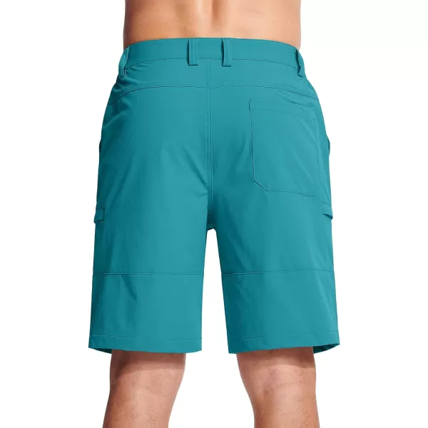 MAGCOMSEN Men's Hiking Shorts 5 Pockets Water-Resistant Ripstop Quick Dry Outdoor Cargo Fishing Tactical Shorts