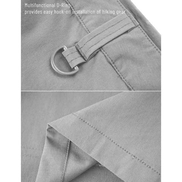 MAGCOMSEN Men's Hiking Shorts 5 Pockets Water-Resistant Ripstop Quick Dry Outdoor Cargo Fishing Tactical Shorts