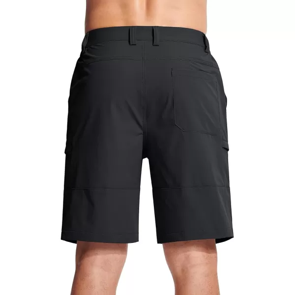 MAGCOMSEN Men's Hiking Shorts 5 Pockets Water-Resistant Ripstop Quick Dry Outdoor Cargo Fishing Tactical Shorts