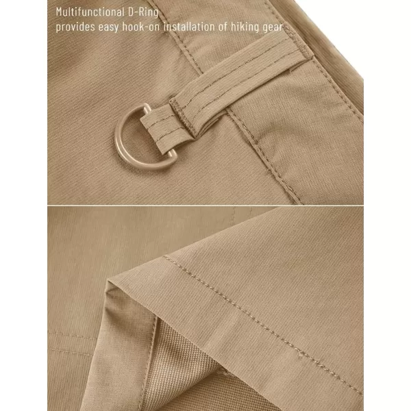 MAGCOMSEN Men's Hiking Shorts 5 Pockets Water-Resistant Ripstop Quick Dry Outdoor Cargo Fishing Tactical Shorts