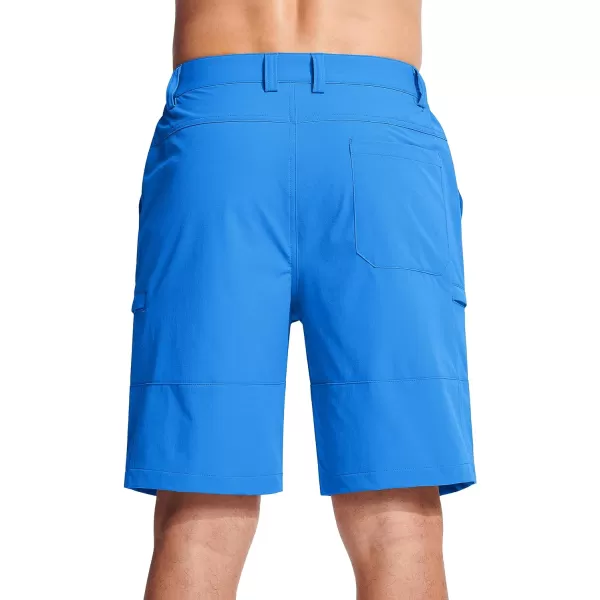 MAGCOMSEN Men's Hiking Shorts 5 Pockets Water-Resistant Ripstop Quick Dry Outdoor Cargo Fishing Tactical Shorts