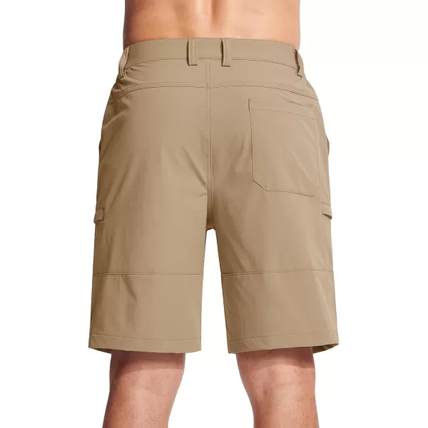 MAGCOMSEN Men's Hiking Shorts 5 Pockets Water-Resistant Ripstop Quick Dry Outdoor Cargo Fishing Tactical Shorts