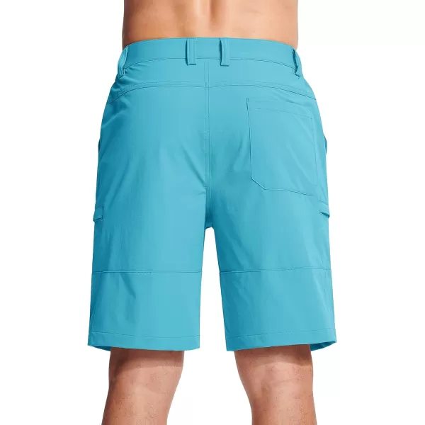 MAGCOMSEN Men's Hiking Shorts 5 Pockets Water-Resistant Ripstop Quick Dry Outdoor Cargo Fishing Tactical Shorts