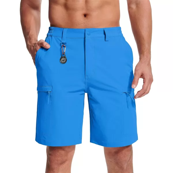 MAGCOMSEN Men's Hiking Shorts 5 Pockets Water-Resistant Ripstop Quick Dry Outdoor Cargo Fishing Tactical Shorts