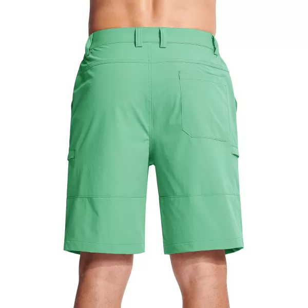 MAGCOMSEN Men's Hiking Shorts 5 Pockets Water-Resistant Ripstop Quick Dry Outdoor Cargo Fishing Tactical Shorts