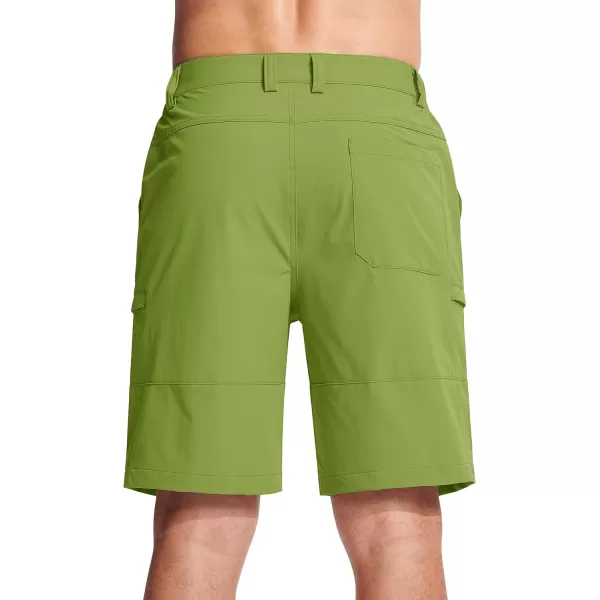 MAGCOMSEN Men's Hiking Shorts 5 Pockets Water-Resistant Ripstop Quick Dry Outdoor Cargo Fishing Tactical Shorts