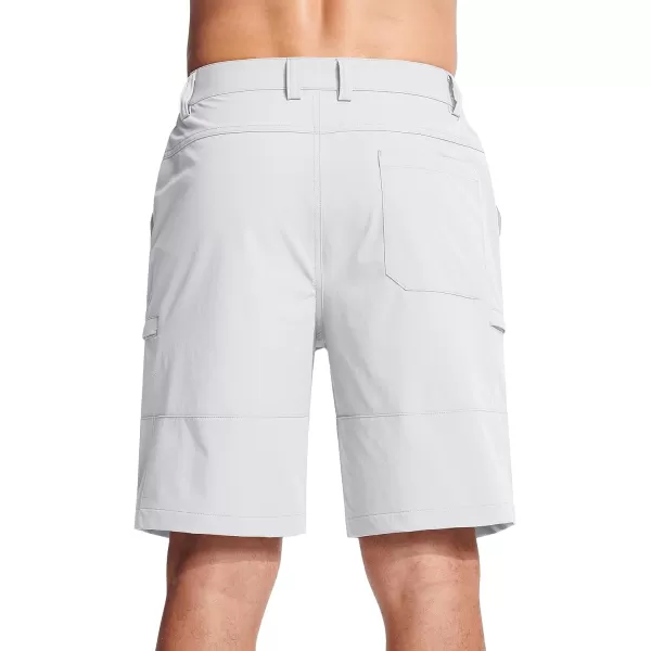 MAGCOMSEN Men's Hiking Shorts 5 Pockets Water-Resistant Ripstop Quick Dry Outdoor Cargo Fishing Tactical Shorts