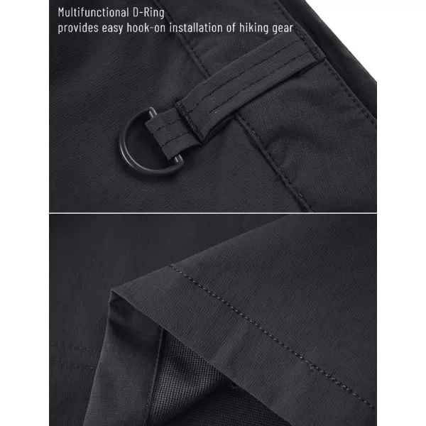 MAGCOMSEN Men's Hiking Shorts 5 Pockets Water-Resistant Ripstop Quick Dry Outdoor Cargo Fishing Tactical Shorts