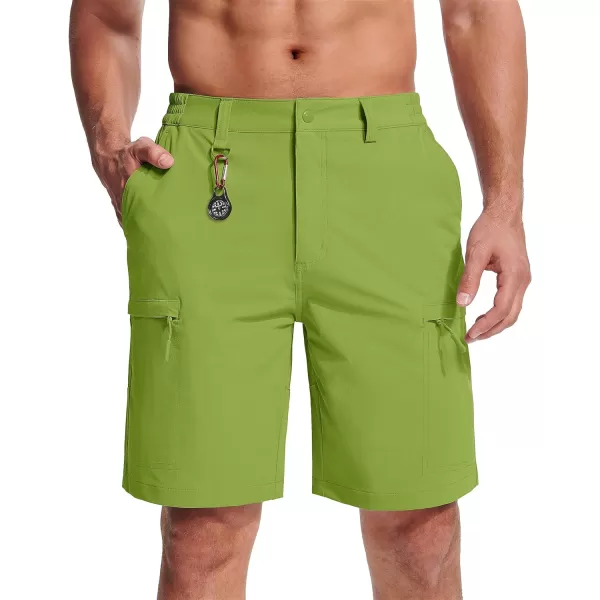 MAGCOMSEN Men's Hiking Shorts 5 Pockets Water-Resistant Ripstop Quick Dry Outdoor Cargo Fishing Tactical Shorts