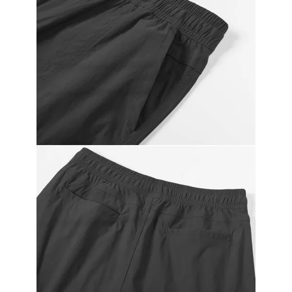 MAGCOMSEN Women's 5" Hiking Athletic Shorts 4 Pockets Quick Dry Outdoor Summer Running Yoga Workout Gym Shorts