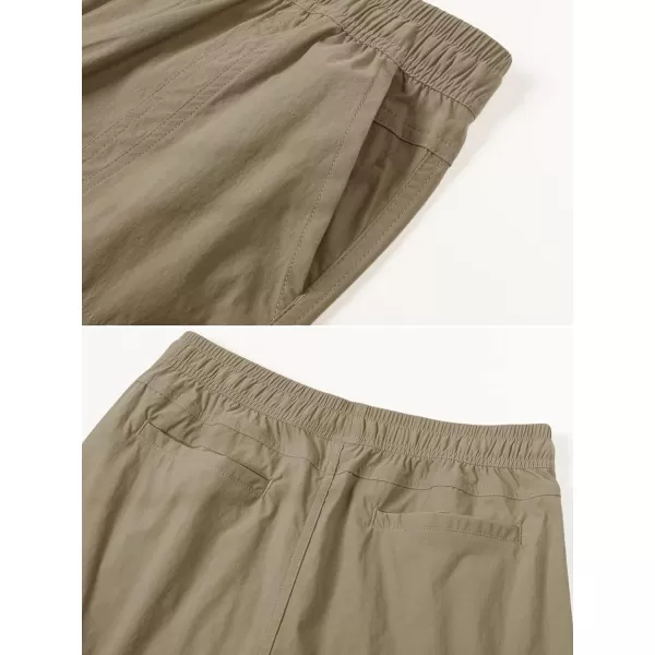 MAGCOMSEN Women's 5" Hiking Athletic Shorts 4 Pockets Quick Dry Outdoor Summer Running Yoga Workout Gym Shorts